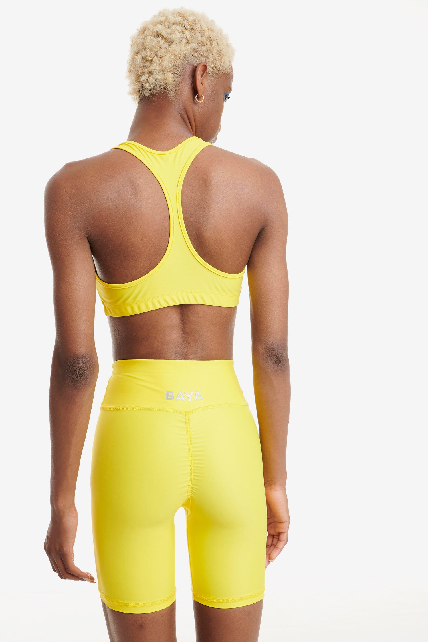 BASIC BIKER LEGGINGS YELLOW
