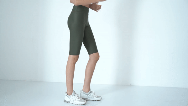 RECYCLED CAPRI LEGGINGS  KHAKI