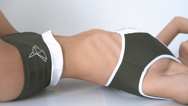 BIKINI SET WIT ZIPPER