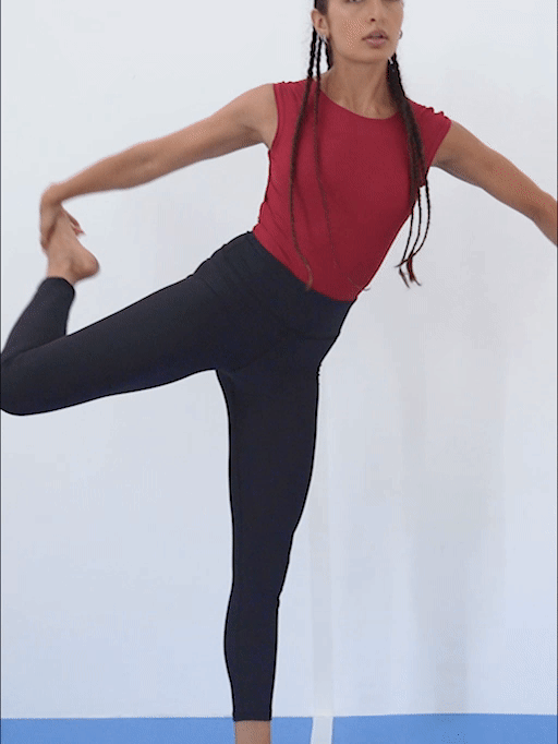 RECYCLED BASIC LEGGINGS BLACK